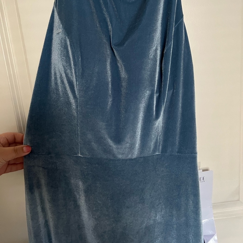 NWT - Mori Lee Madeline Stretch Velvet Dress - Picture 6 of 6